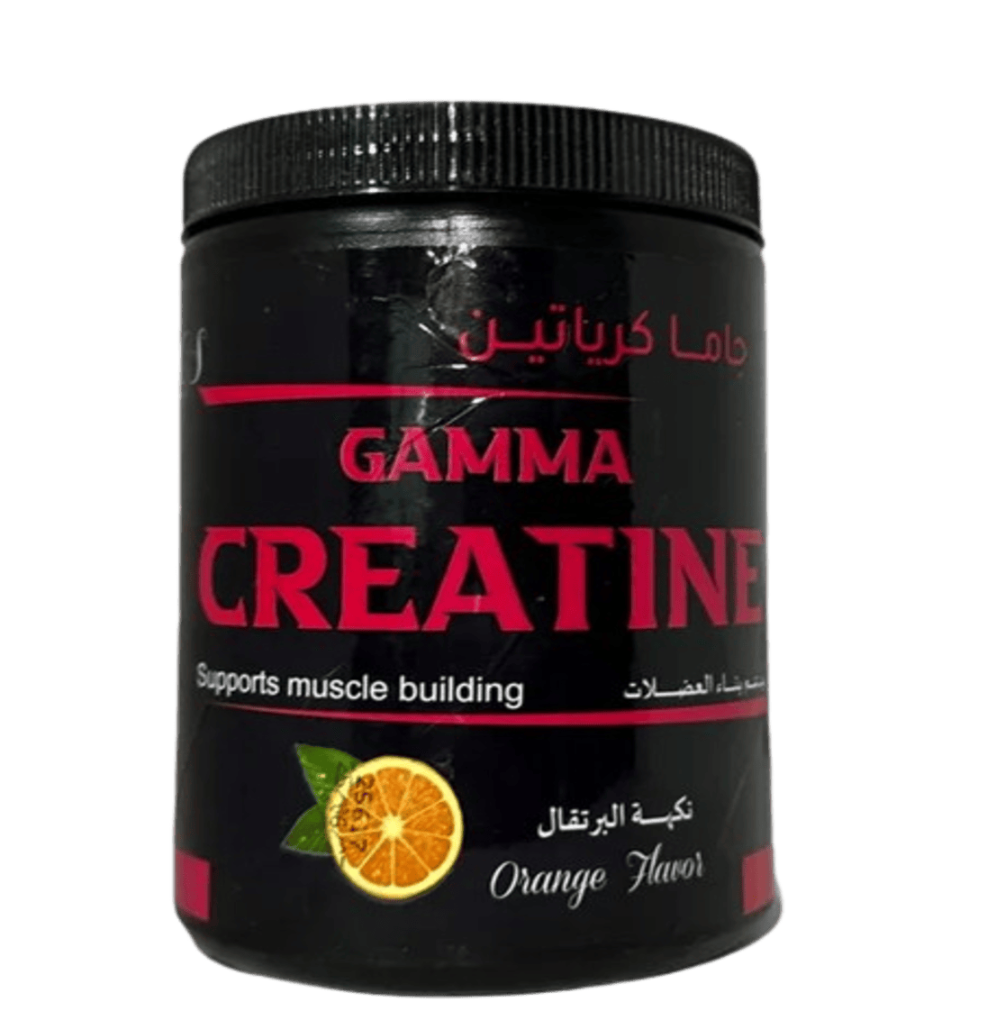 Gamma Creatine Monohydrate 300gm orange flavor muscle building creatine supplement